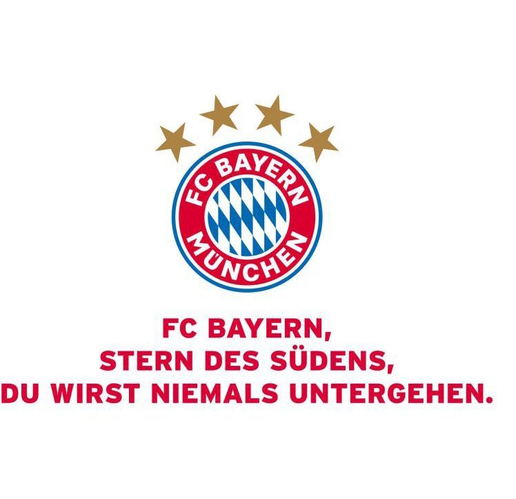 Wall-Art Wandtattoo FC Bayern München Vereinshymne (1 St)