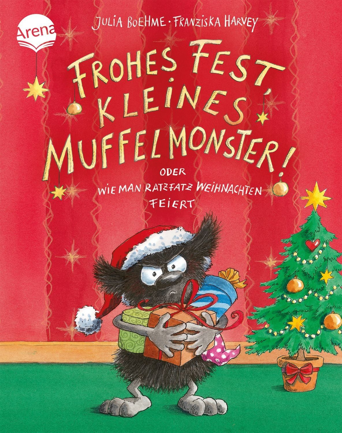 Frohes Fest kleines Muffelmonster! Oder: Wie man ratzfatz Weihnachten / Julia Boehme, Ein Weihnachtsbilderbuch im handlichen Format; von 3-6 Jahren