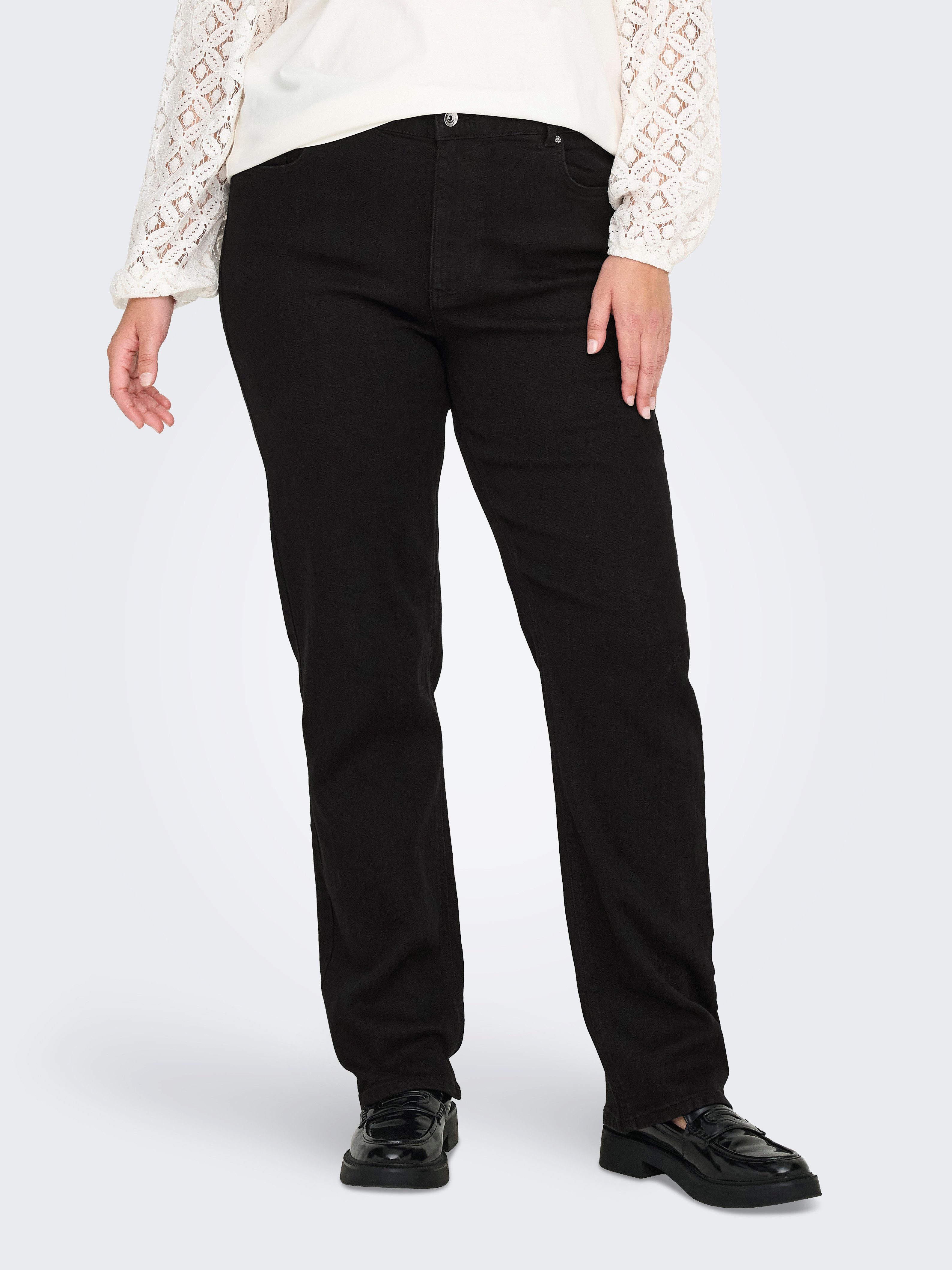 ONLY CARMAKOMA Straight-Jeans CARCRUZ EX HW STRAIGHT DNM PIMBOX BF günstig online kaufen