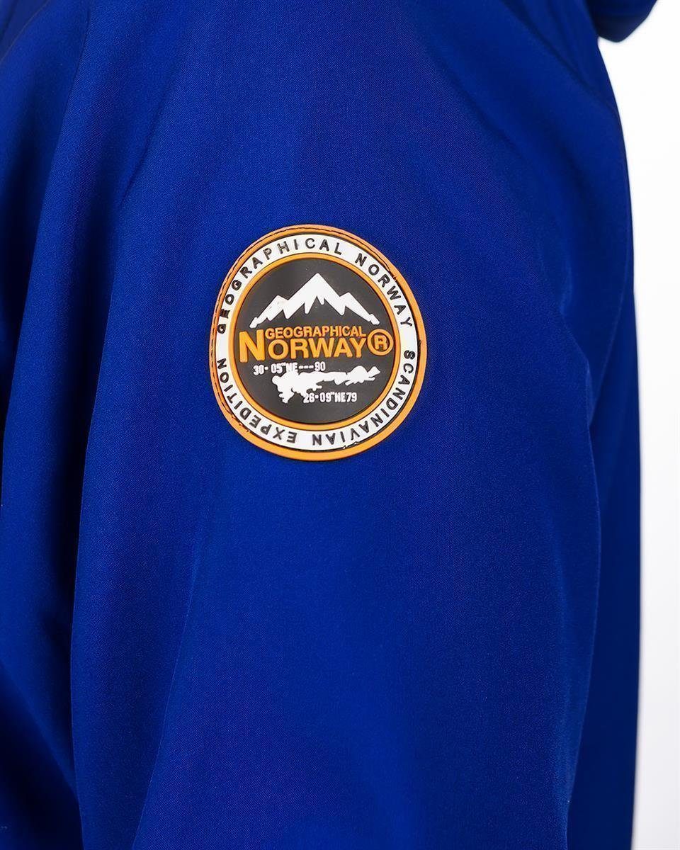 Geographical Norway Softshelljacke Herren Regular Fit Jacke batexico mit Reißverschlusstaschen und Aufnäher am linken Oberarm