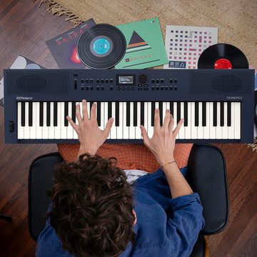 Roland Entertainer-Keyboard GO:Keys 3 (Midnight Blue, Music Creation Keyboard)