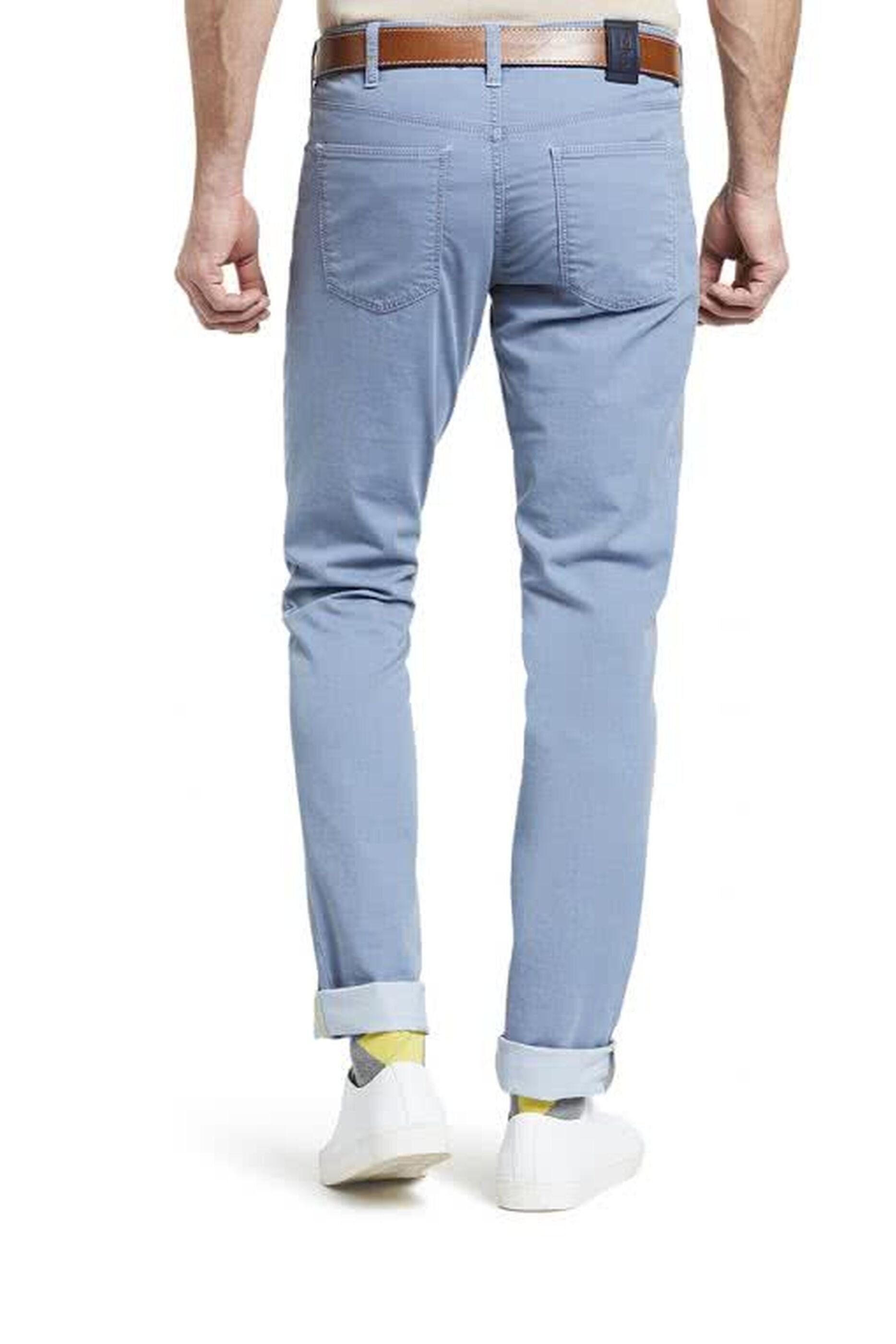 blau aus 'M5' MEYER Slim-fit-Jeans Produktion europäischer