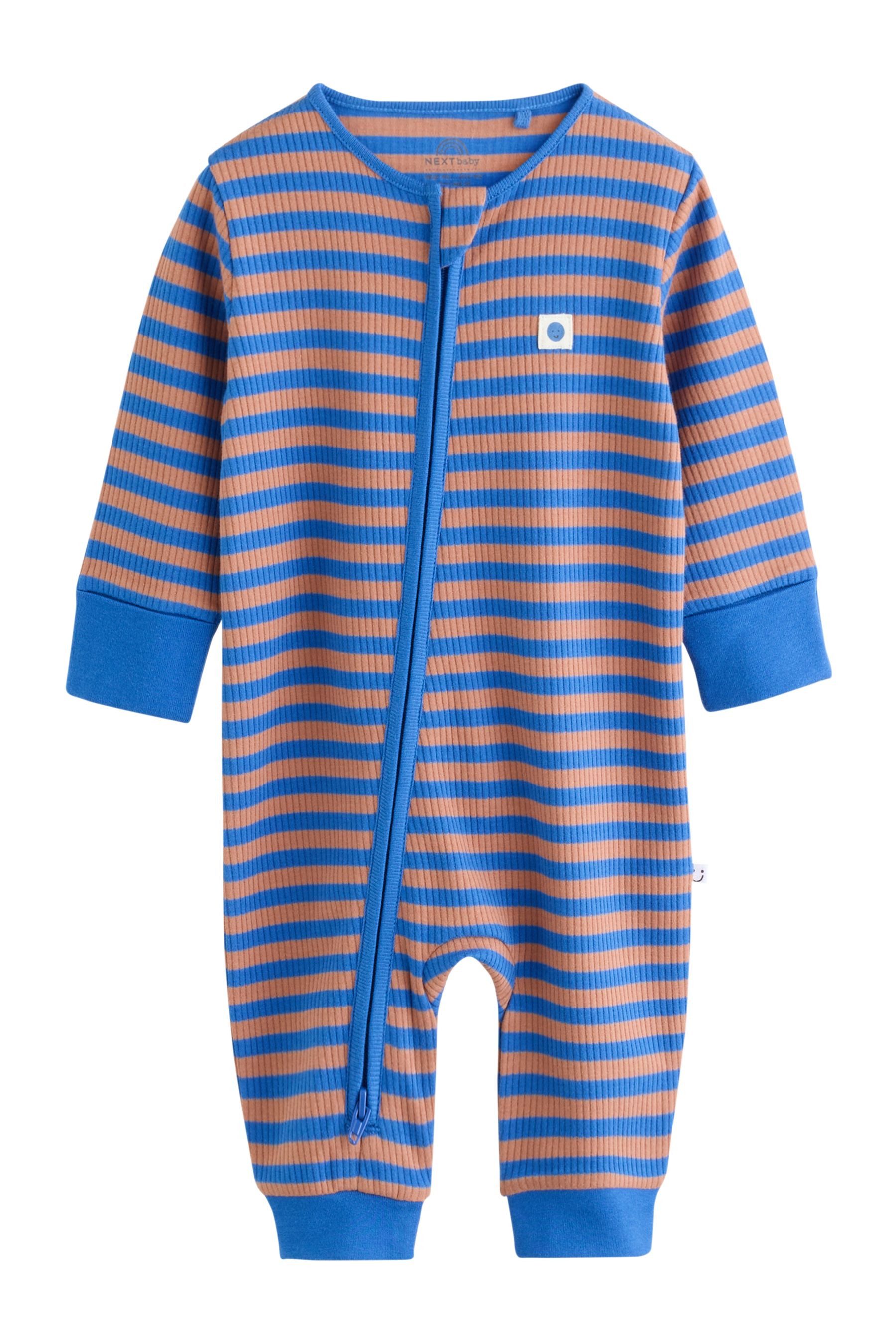 Next Schlafoverall Babyschlafanzüge mit Zweiwege-RV, 4er-Pack (4-tlg)