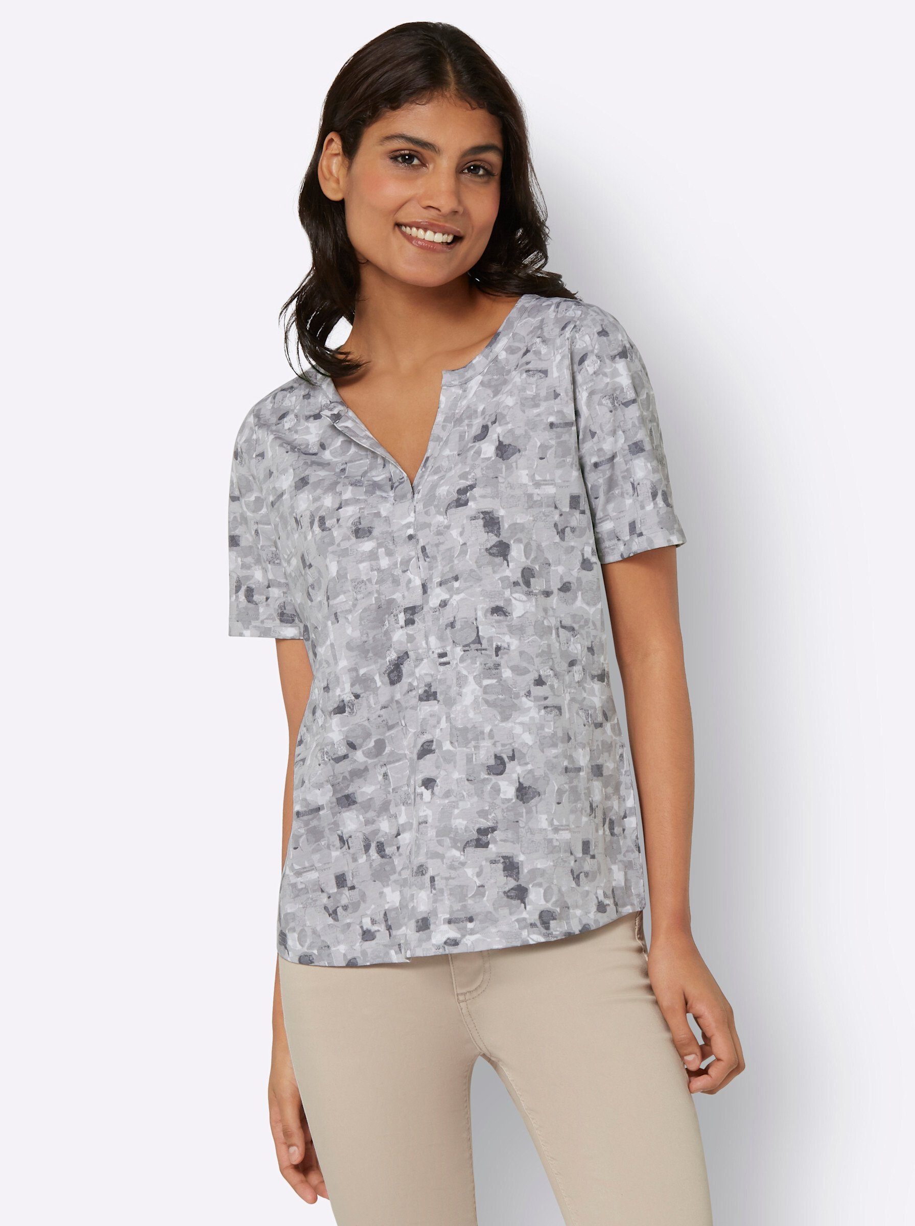 Sieh an! T-Shirt Kurzarmshirt . günstig online kaufen