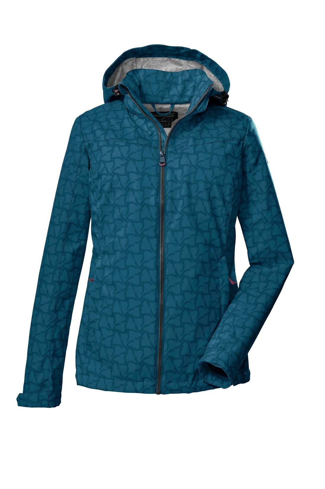 Killtec Softshelljacke KOS 90 WMN CS Damen Funktionsjacke, Outdoorjacke auch in Großen Größen, mit abnehmbarer Kapuze