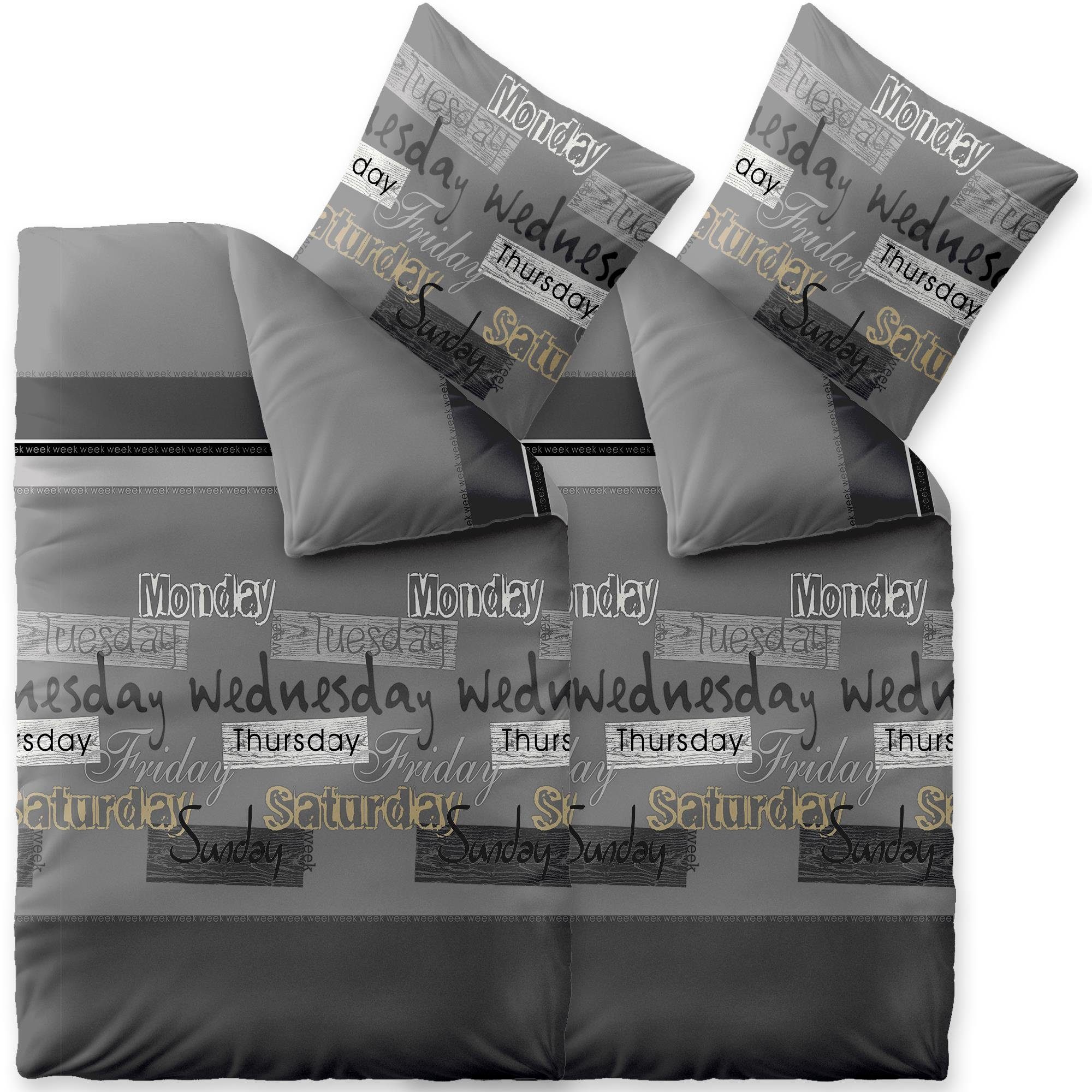 CelinaTex Bettwäsche Fashion Bettgarnitur Renforcé Reißverschluss günstig online kaufen