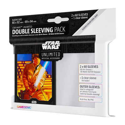 Gamegenic Sammelkarte Star Wars Unlimited Art Luke Skywalker Double Sleeving Pack