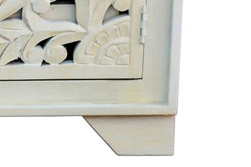 Home affaire Sideboard Kenmare, Mangoholz, dekorative Schnitzereien, Breite 170 cm