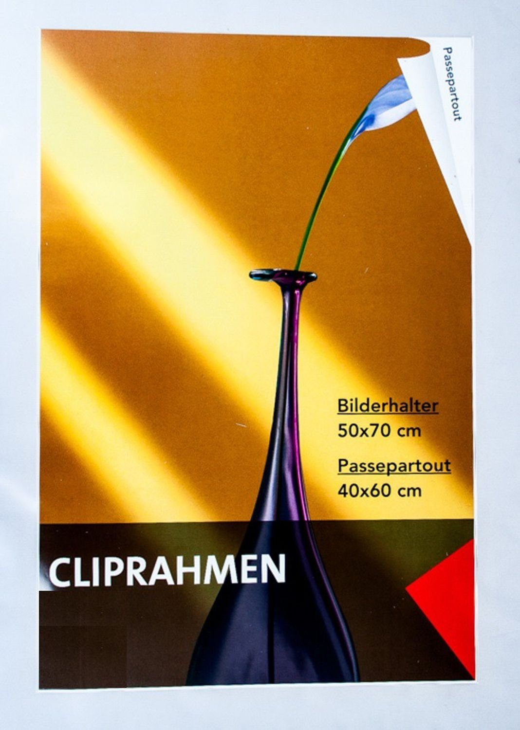 BURI Bilderrahmen Cliprahmen 50x70cm Bilderrahmen Fotorahmen Wandbilderrahm günstig online kaufen