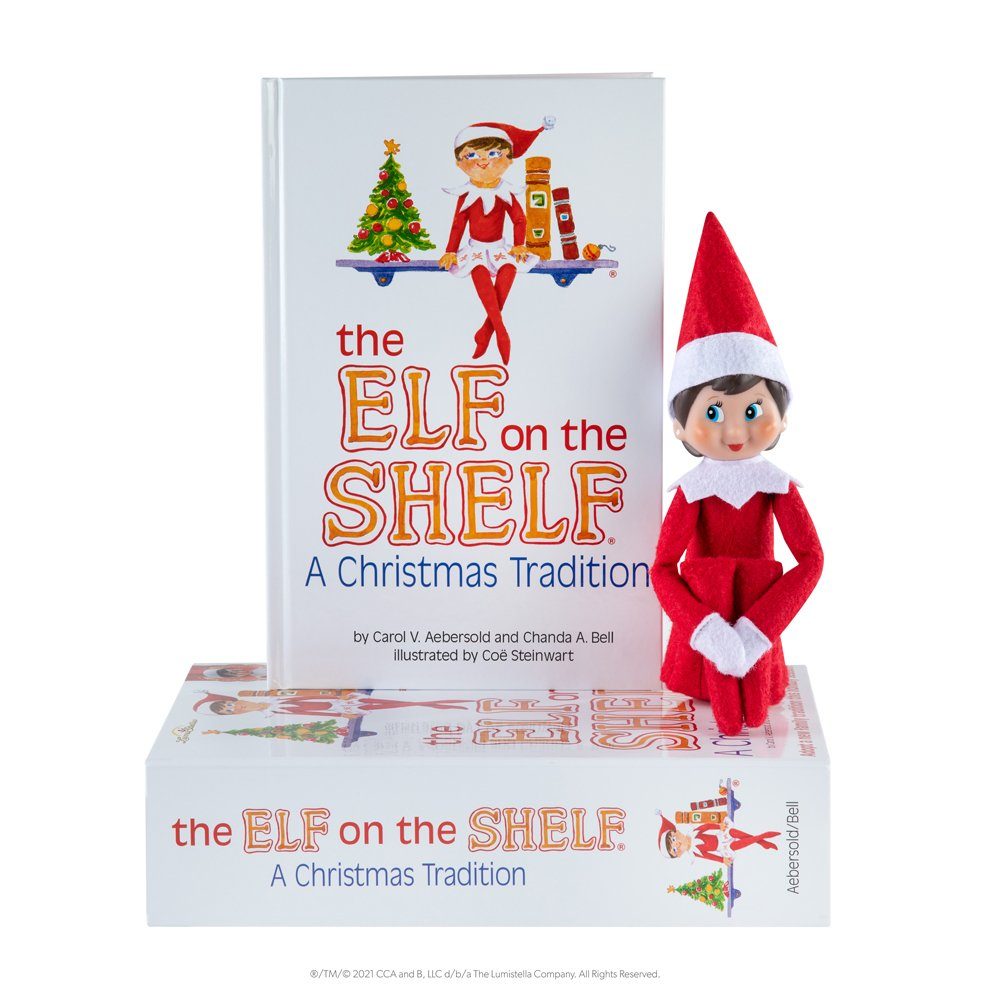 Elf on the Shelf Englisch Mädchen Light Set Weihnachtsfigur Box