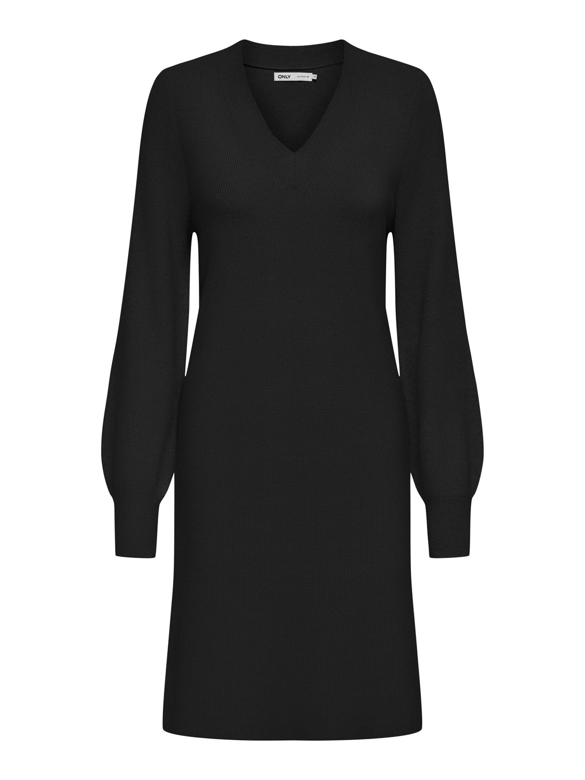ONLY Strickkleid "ONLKATIA LS V-NECK DRESS NCA KNT" günstig online kaufen
