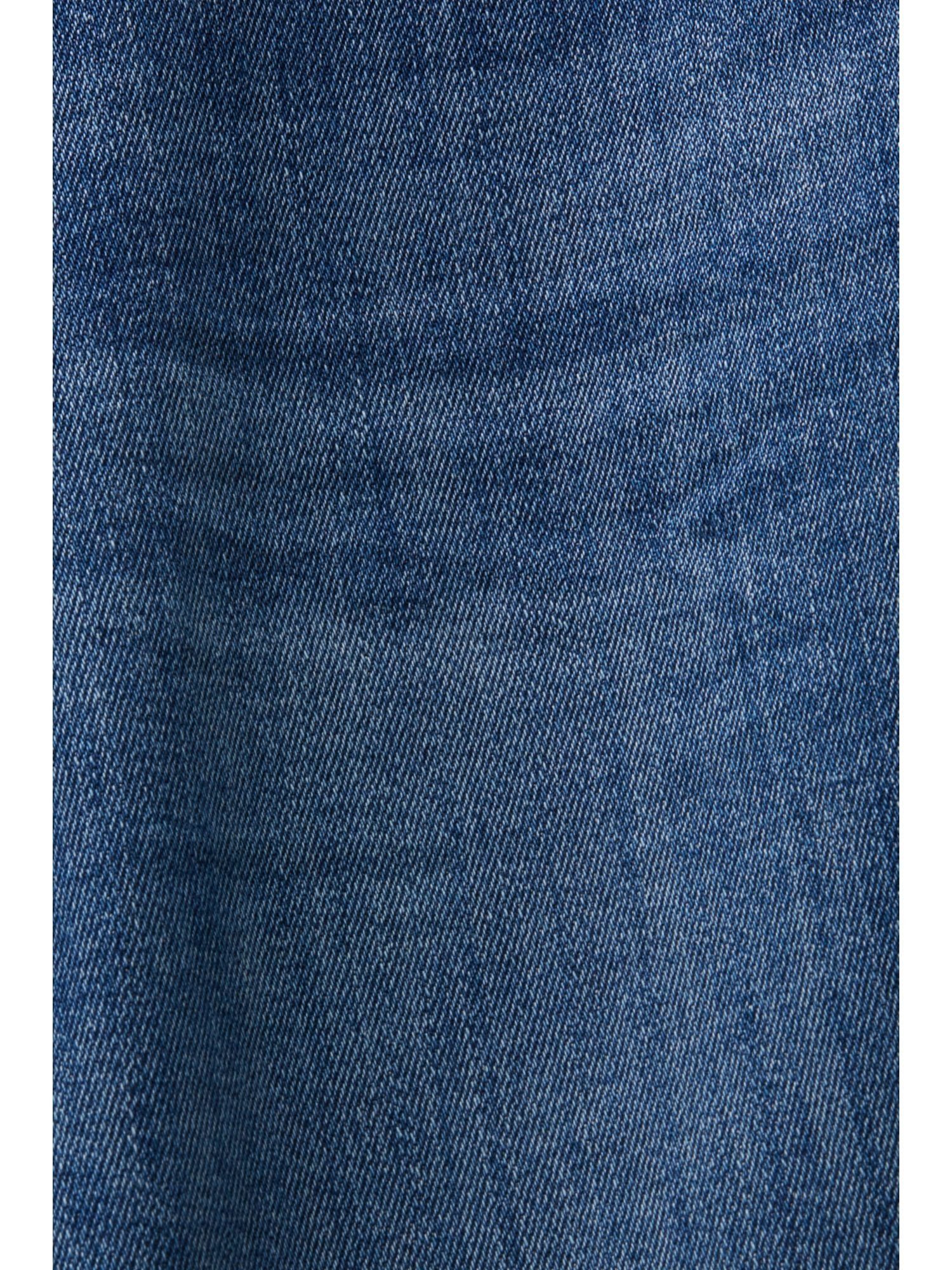Gerade mittelhohem mit geschnittene Esprit Jeans Straight-Jeans Bund