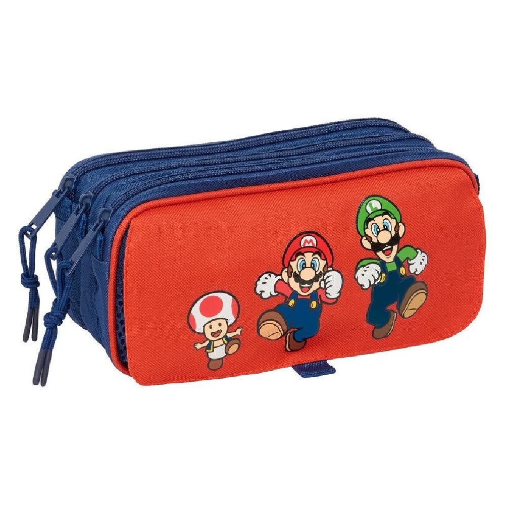 safta Federmäppchen Super Mario Bros Mamma Mia triple Federmappe