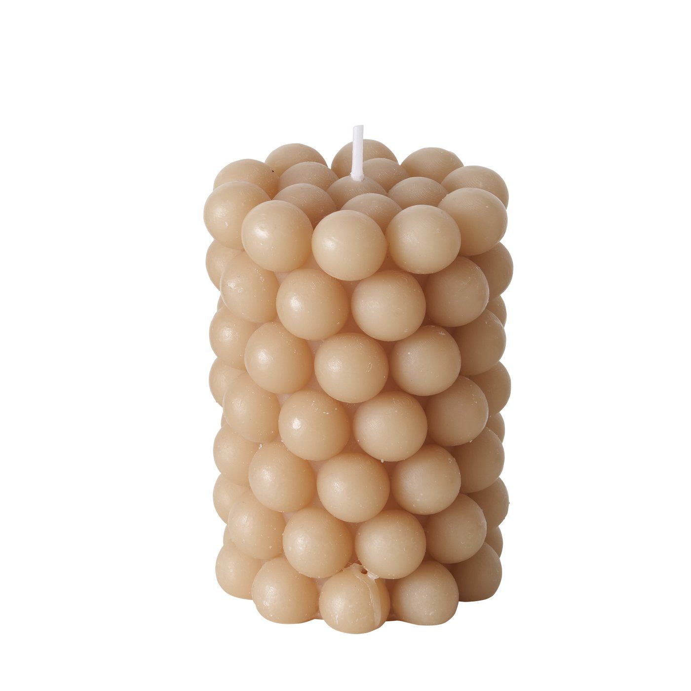 BOLTZE Stumpenkerze Kerze, 10 cm hoch, 1 Stück, Schwarz oder Cremeweiß oder günstig online kaufen