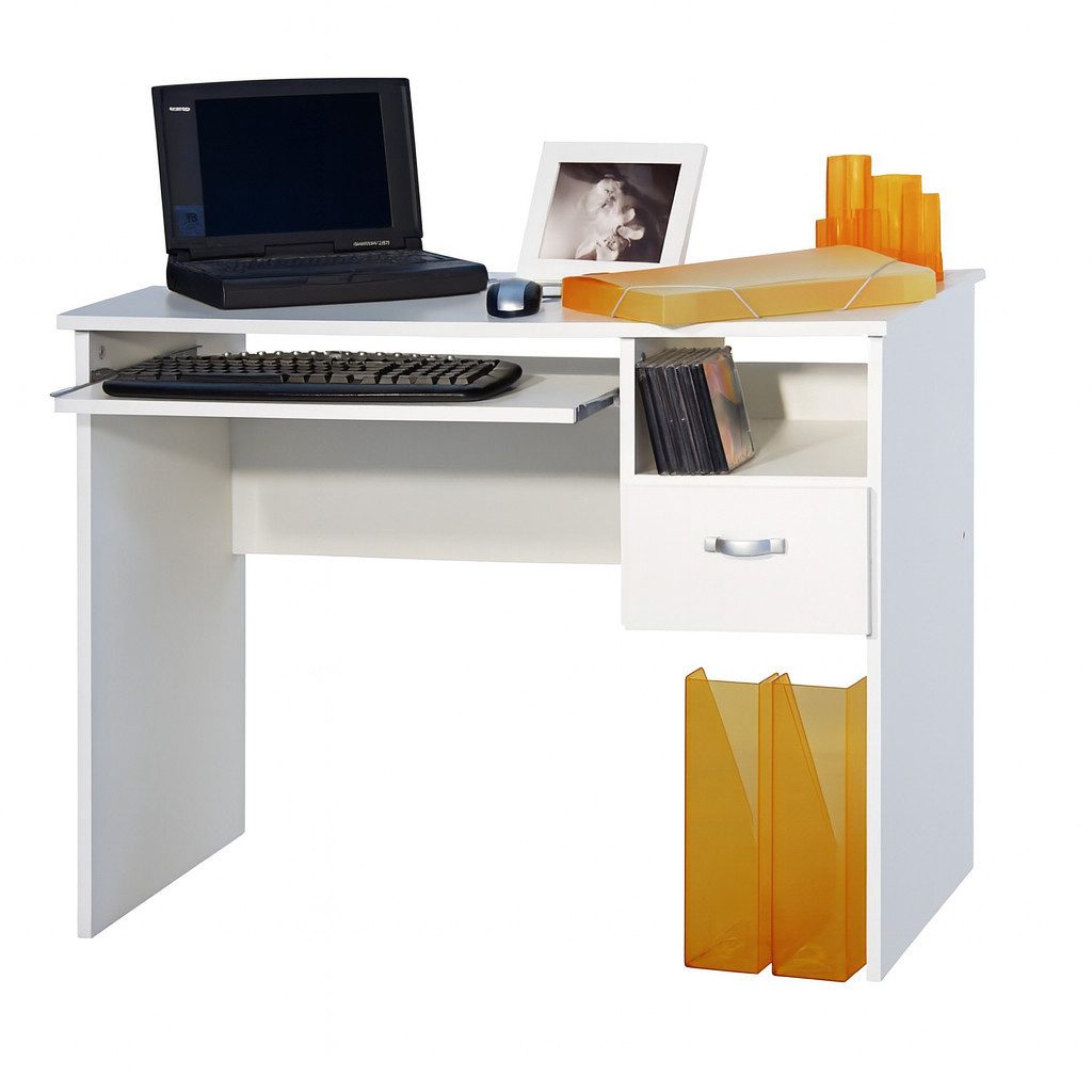 bv-vertrieb Computertisch PC-Tisch Computertisch Schülerschreibtisch Tastaturauszug