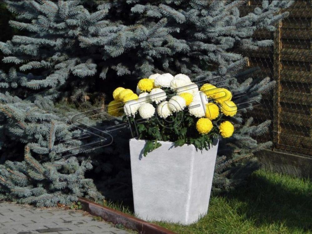 JVmoebel Skulptur Blumenkübel Pflanz Garten Kübel Blumentöpfe Vasen Gefäss