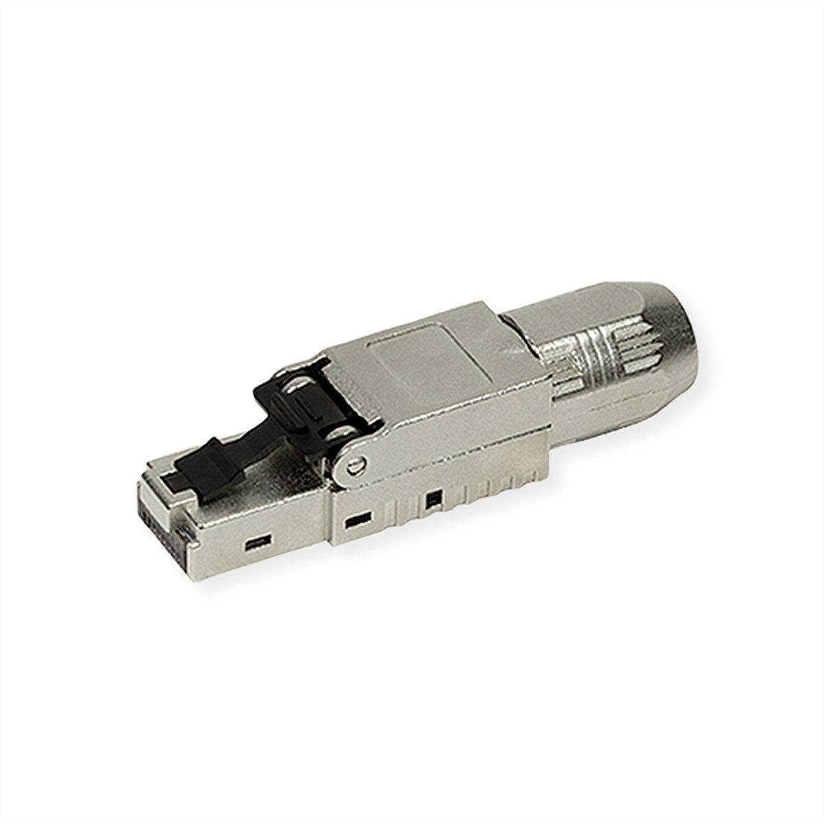 feldkonfektionierbarer RJ-45 Stecker Kat.6A (Class EA), STP Netzwerk-Panel
