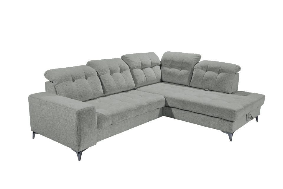 ED EXCITING DESIGN Ecksofa Varadero, mit elektronischem Sitzvorschub & Bettkasten