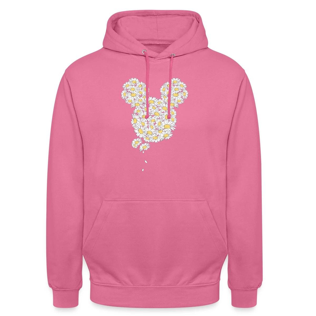 Spreadshirt Hoodie Mickey & Minnie Mickey Mouse Aus Gänseblümchen Unisex Hoodie (1-tlg)