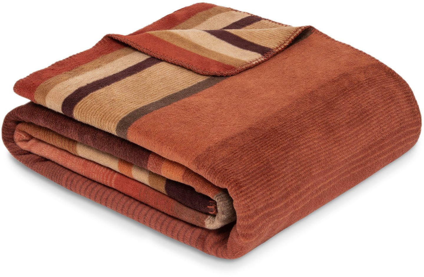 Wohndecke Wohndecke Latur, IBENA, Im Streifen Look günstig online kaufen