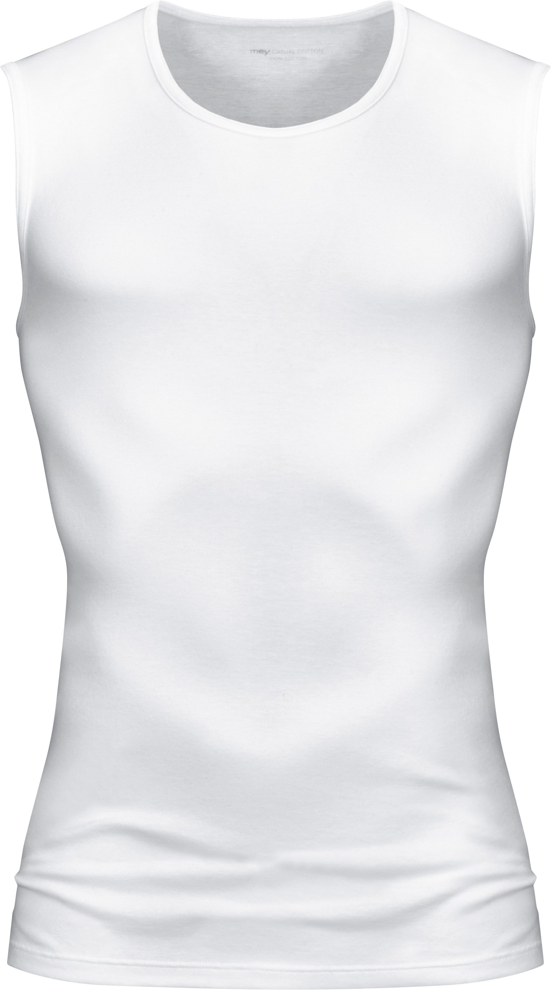 Mey Muscleshirt CASUAL COTTON (K) Elastische Hals und Armabschlüsse – Bild 2 von 5