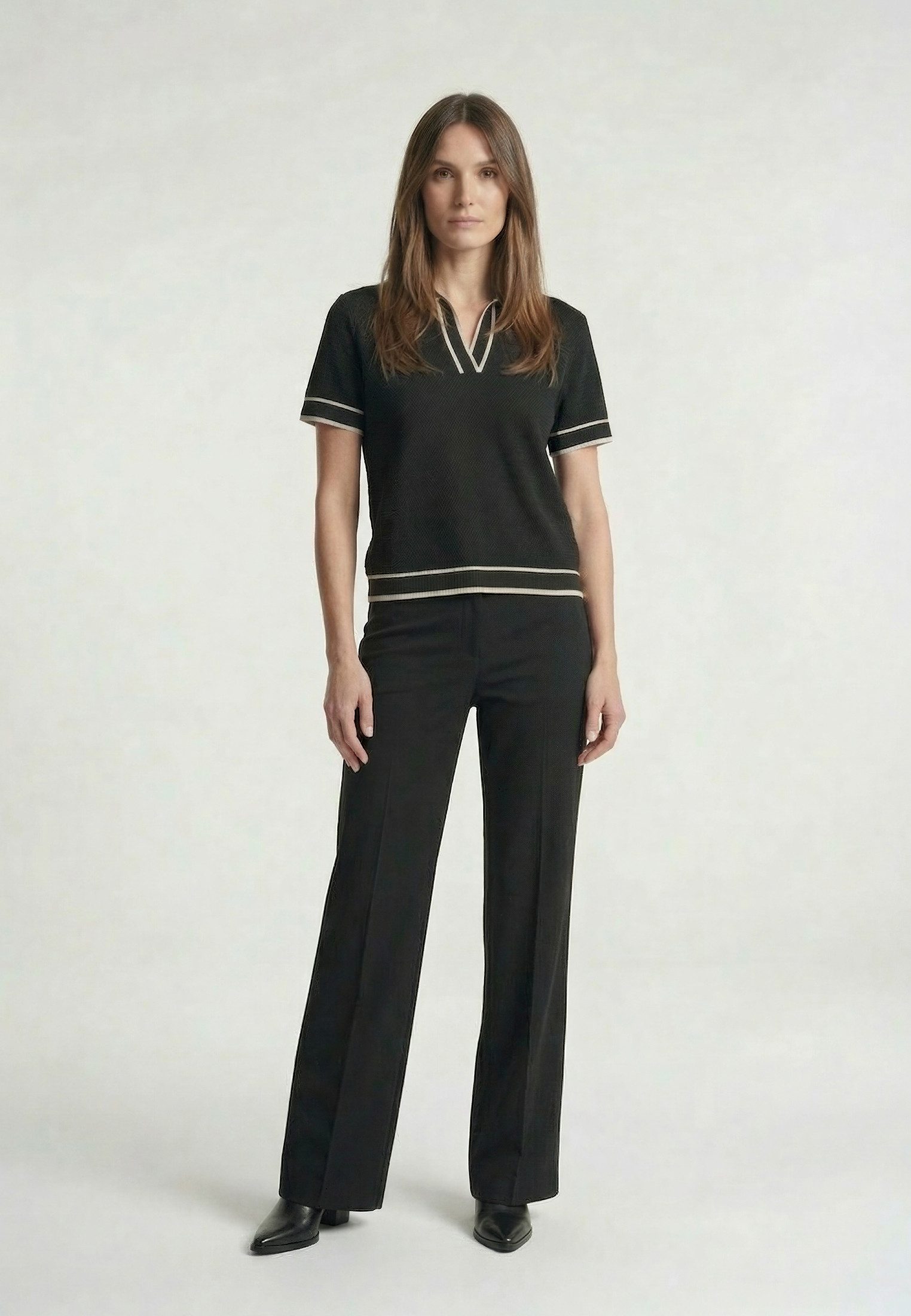 MARC AUREL Kurzarmpullover