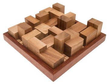 ROMBOL Denkspiele Spiel, Brettspiel Klinker, (Fred Horn, Niederlande, 2018), Strategiespiel für 2 Personen, Holzspiel