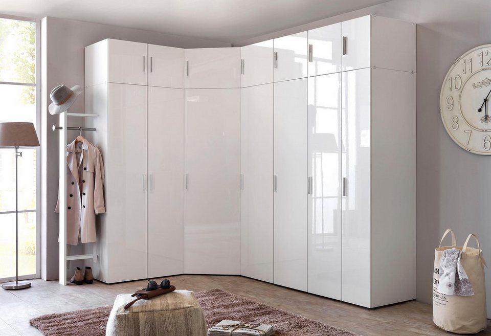 Wimex Kleiderschrank Valetta mit Hochglanz Fronten