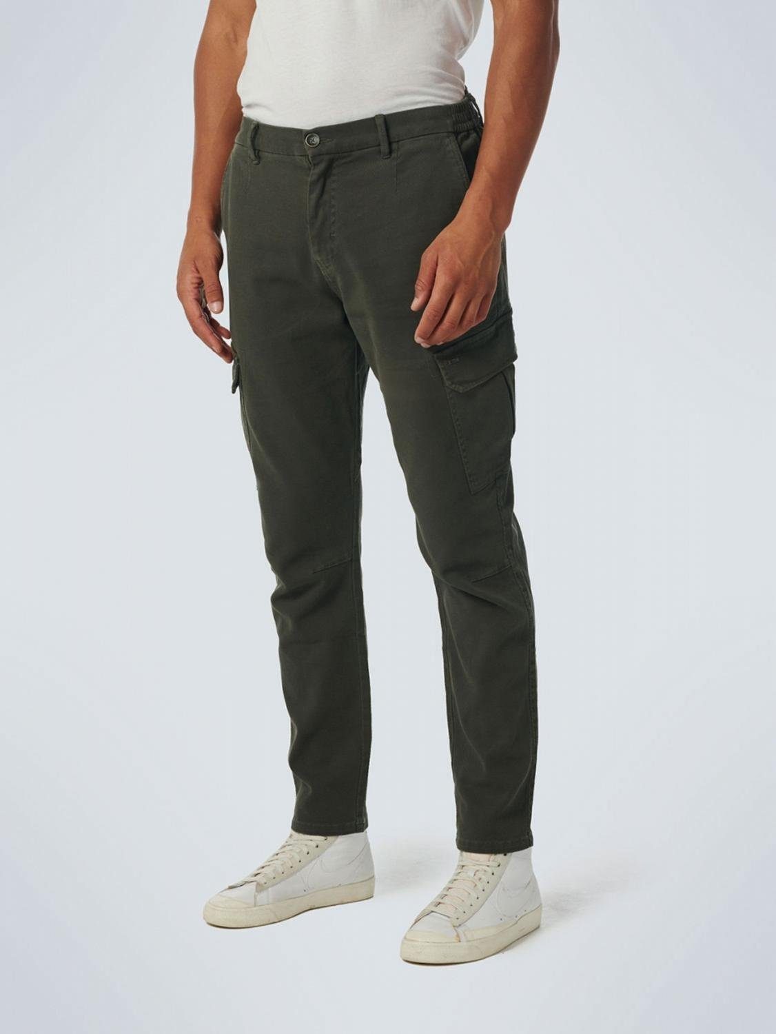 NO EXCESS Stoffhose Pants Cargo Garment Dyed Stretch