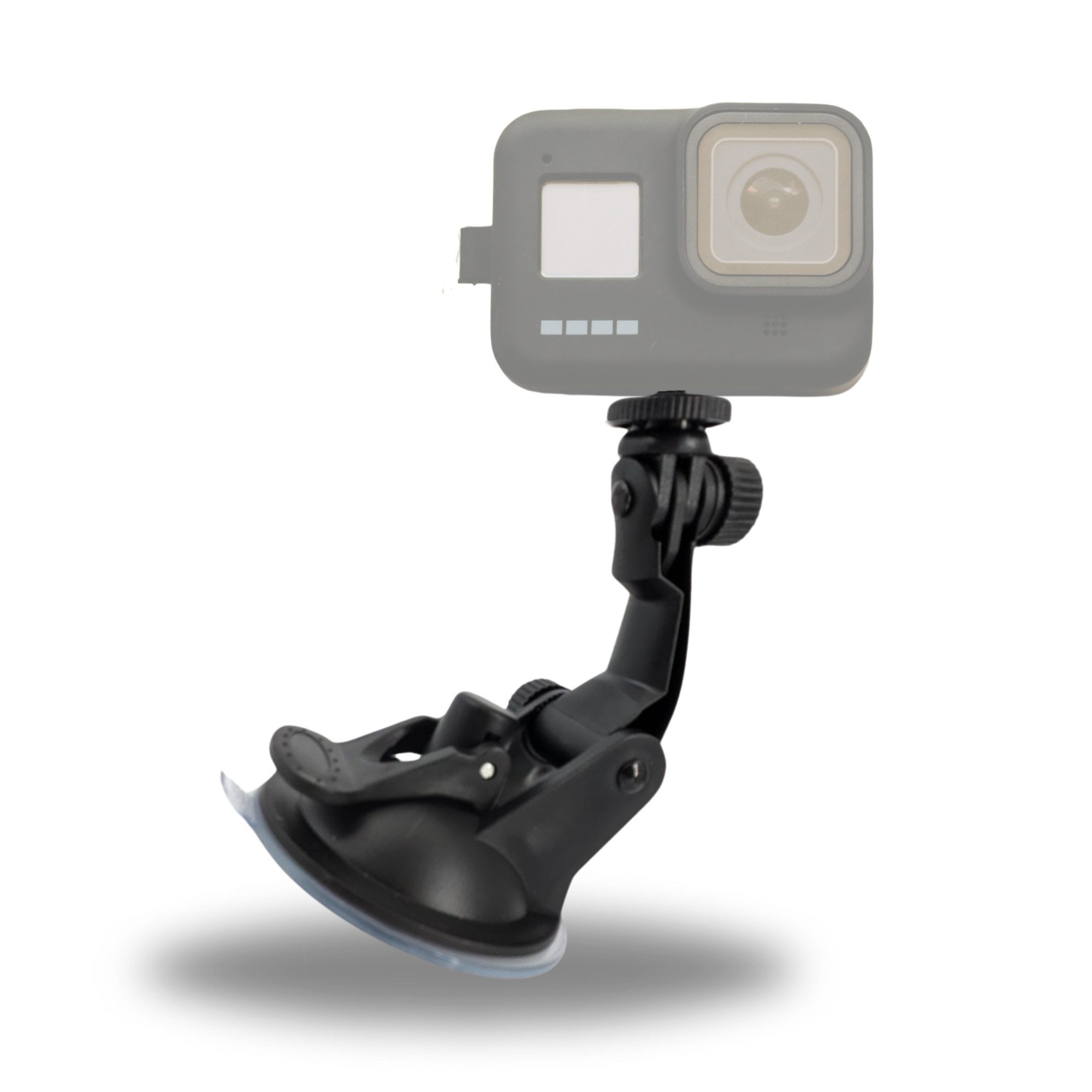 TronicXL Action Cam-Halterung Saugnapf Halterung 1/4" für Kamera Actioncam Dashcam IP Halter KFZ, (1-tlg., Befestigung für IP Kameras Dashcams)