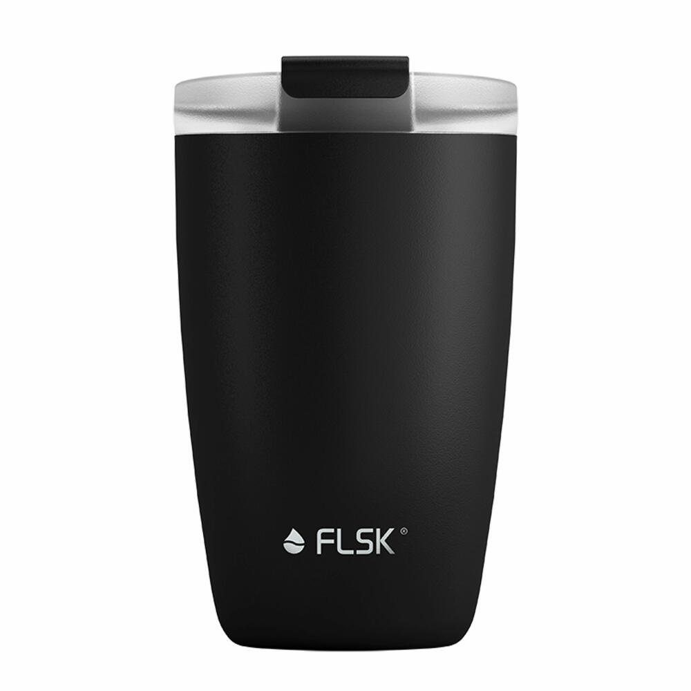 Coffee-to-go-Becher 350 Black CUP Edelstahl FLSK ml,