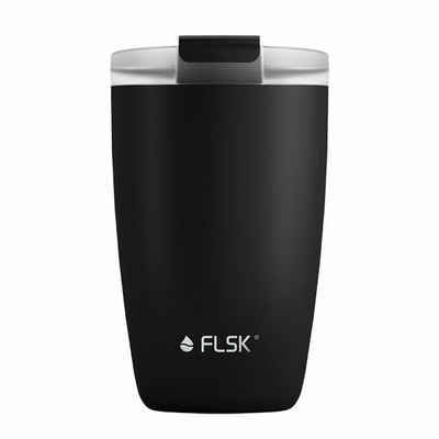 FLSK Coffee-to-go-Becher CUP Black 350 ml, Edelstahl
