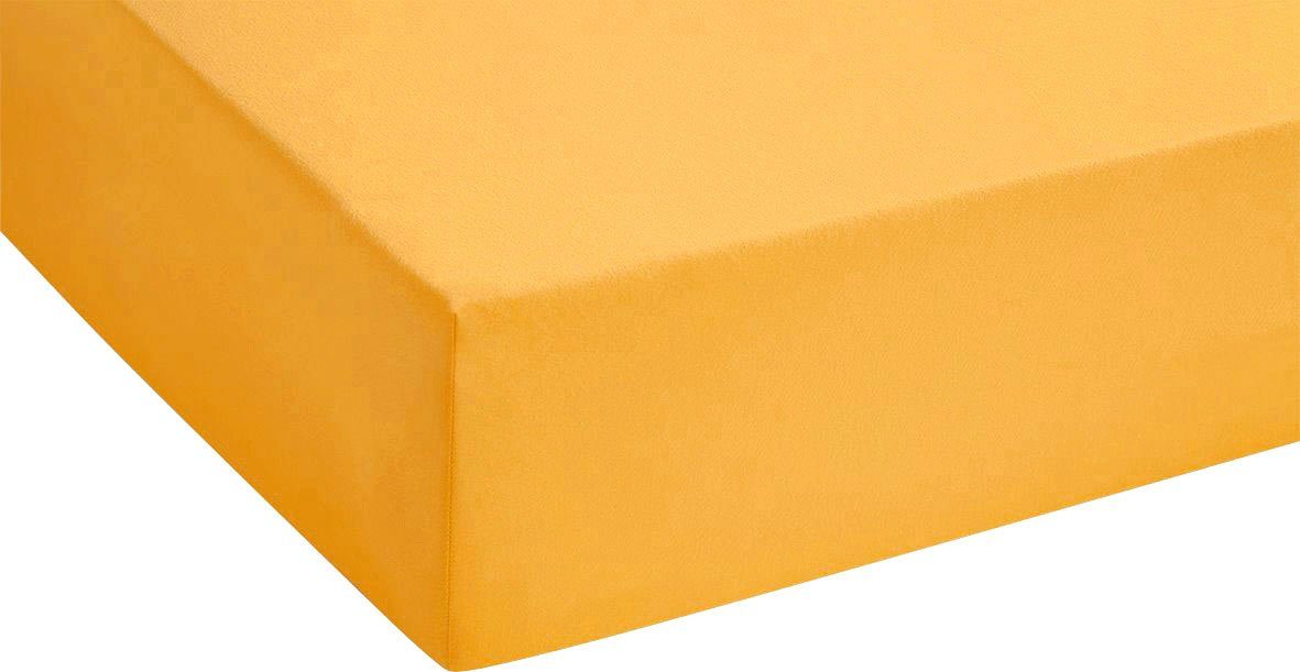 Biberna Spannbettlaken GOTS Biber in Gr. 90x200, 140x200 oder 180x200 cm, B günstig online kaufen