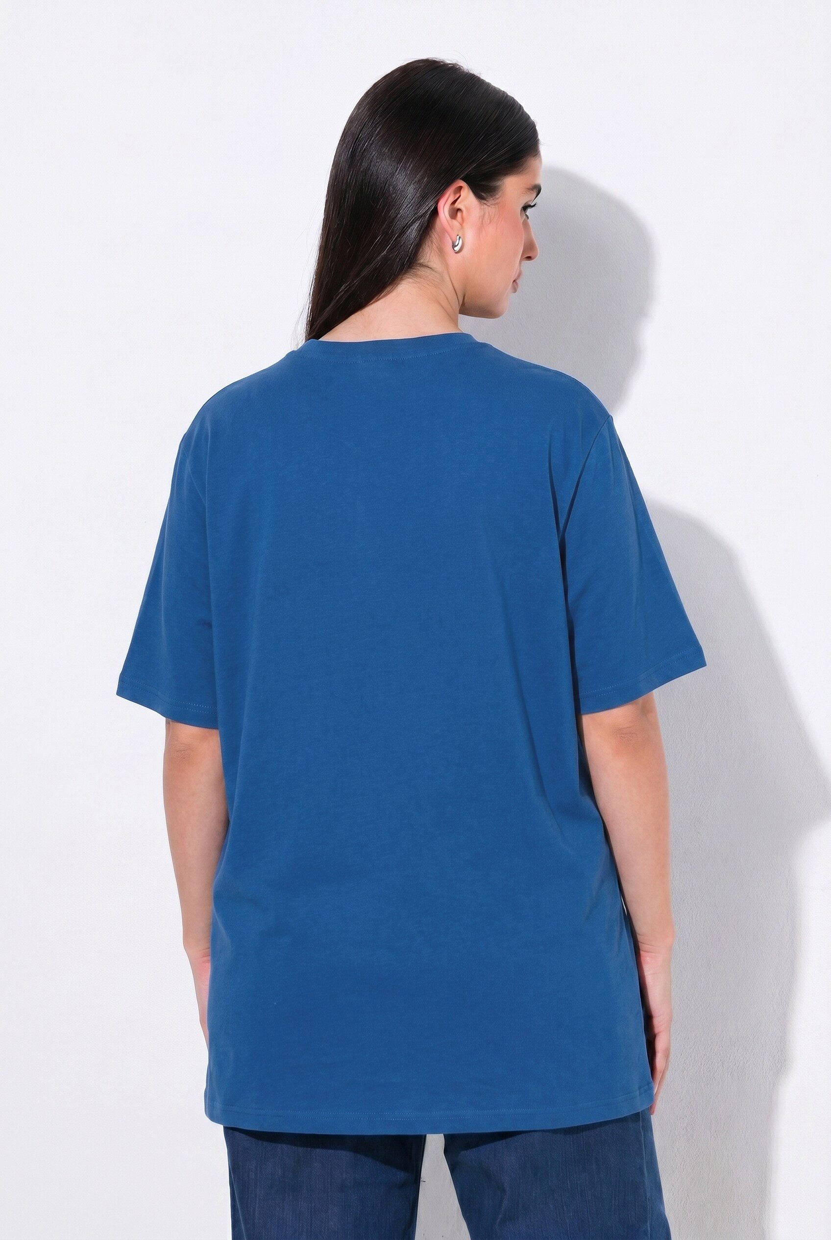 Ulla Popken T-Shirt T-Shirt Stehkragen Halbarm – Bild 3 von 4