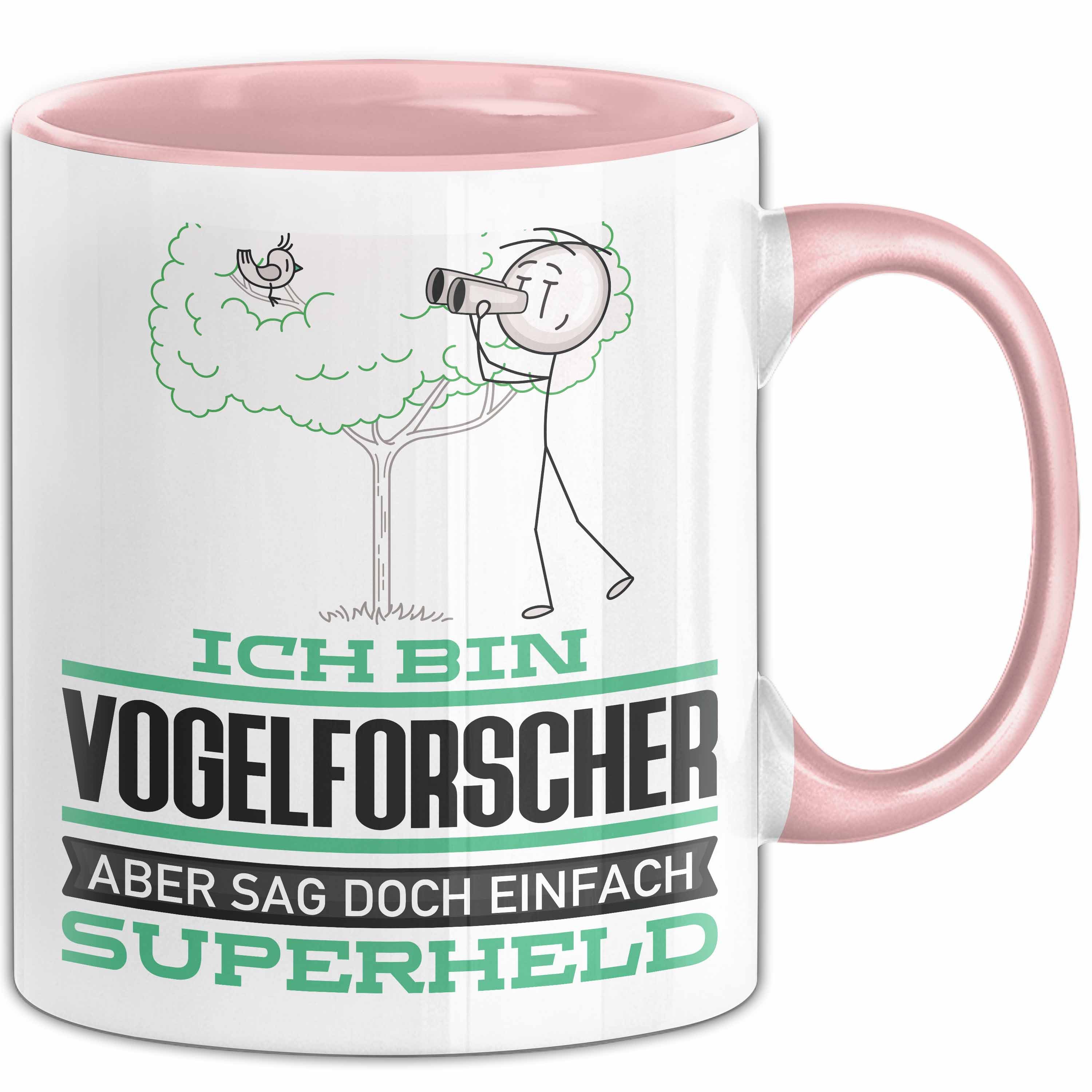 Trendation Tasse Vogelforscher Geschenk Tasse Ich Bin Vogelforscher Aber Sag Doch Einfa