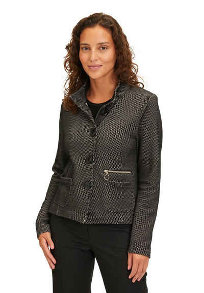 Betty Barclay Sweatjacke mit Stehkragen (1-tlg) Muster