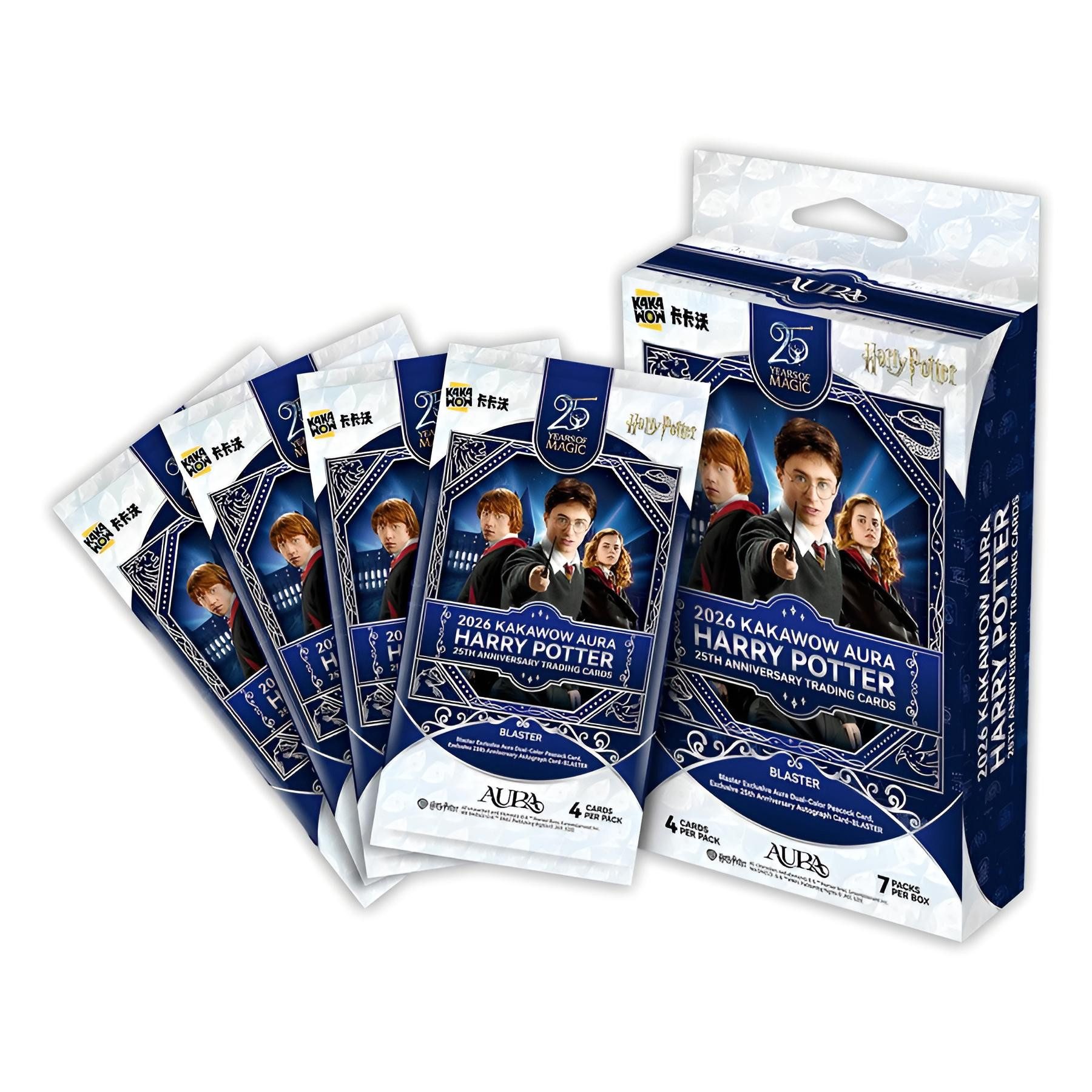 Sakami Merchandise Sammelkarte 2026 Kakawow Aura Harry Potter 25th Ann. Blaster