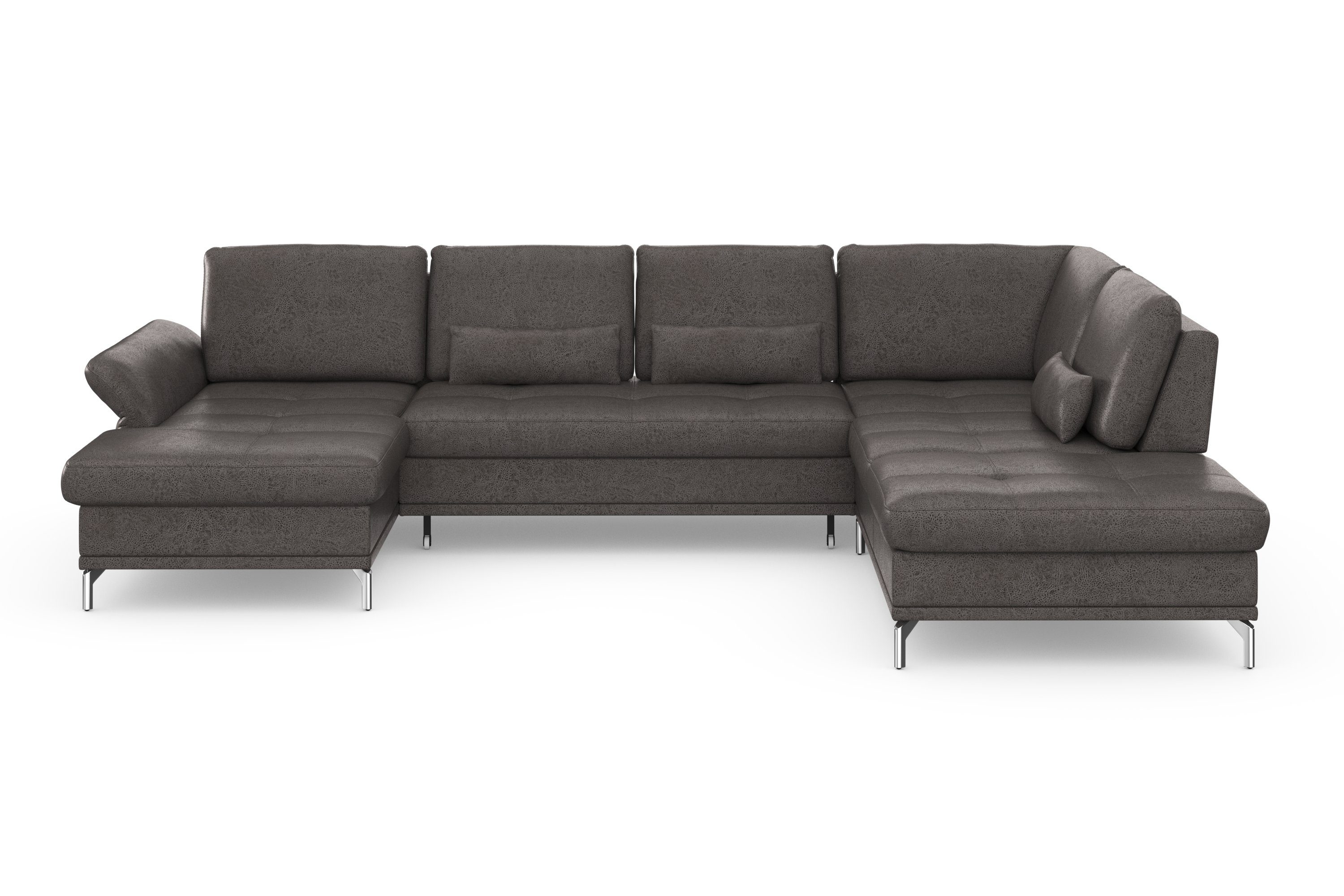 INOSIGN Wohnlandschaft "Palm Beach U-Form" Federkern, mit Sitztiefenverstel günstig online kaufen