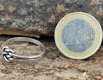 Kiss of Leather Silberring Ring Keltenknoten, Gr. 46-68 (kk5) - Silber
