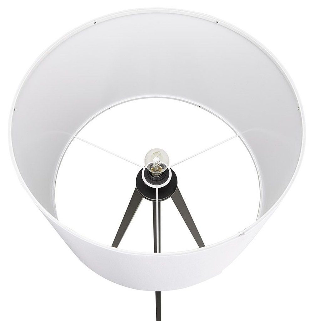 Kokoon Design Stehlampe TRIVET Weiß/Tiefschwarz