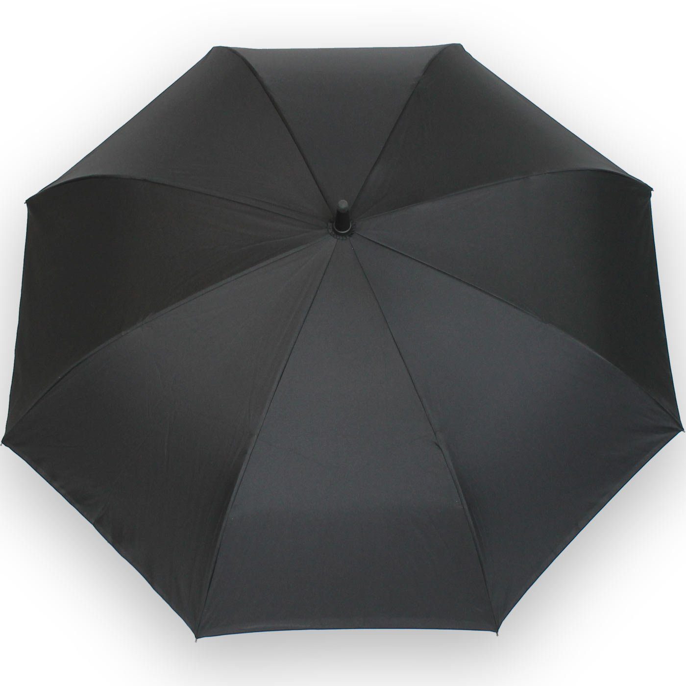 iX-brella Langregenschirm Reverse-Schirm - umgedreht umgedreht mit schwarz-neon-grün öffnen zu Automatik