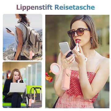 RefinedFlare Taschenanhänger Handtaschen-Lippenstiftbox mit Spiegel