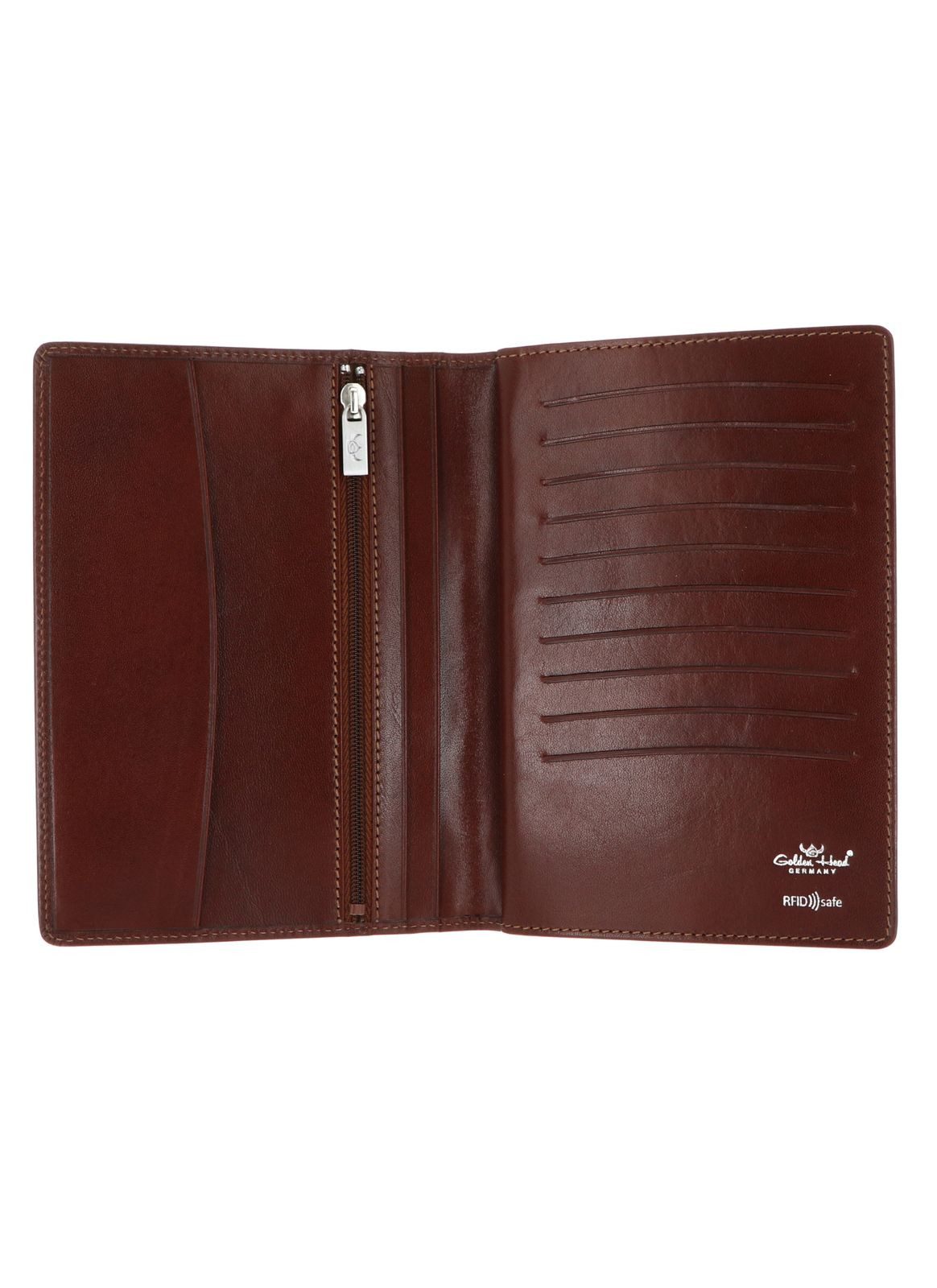 Golden Head Etui Brieftasche mit RV 4041, aus echtem Rindsleder mit RFID-Blocker Schutz