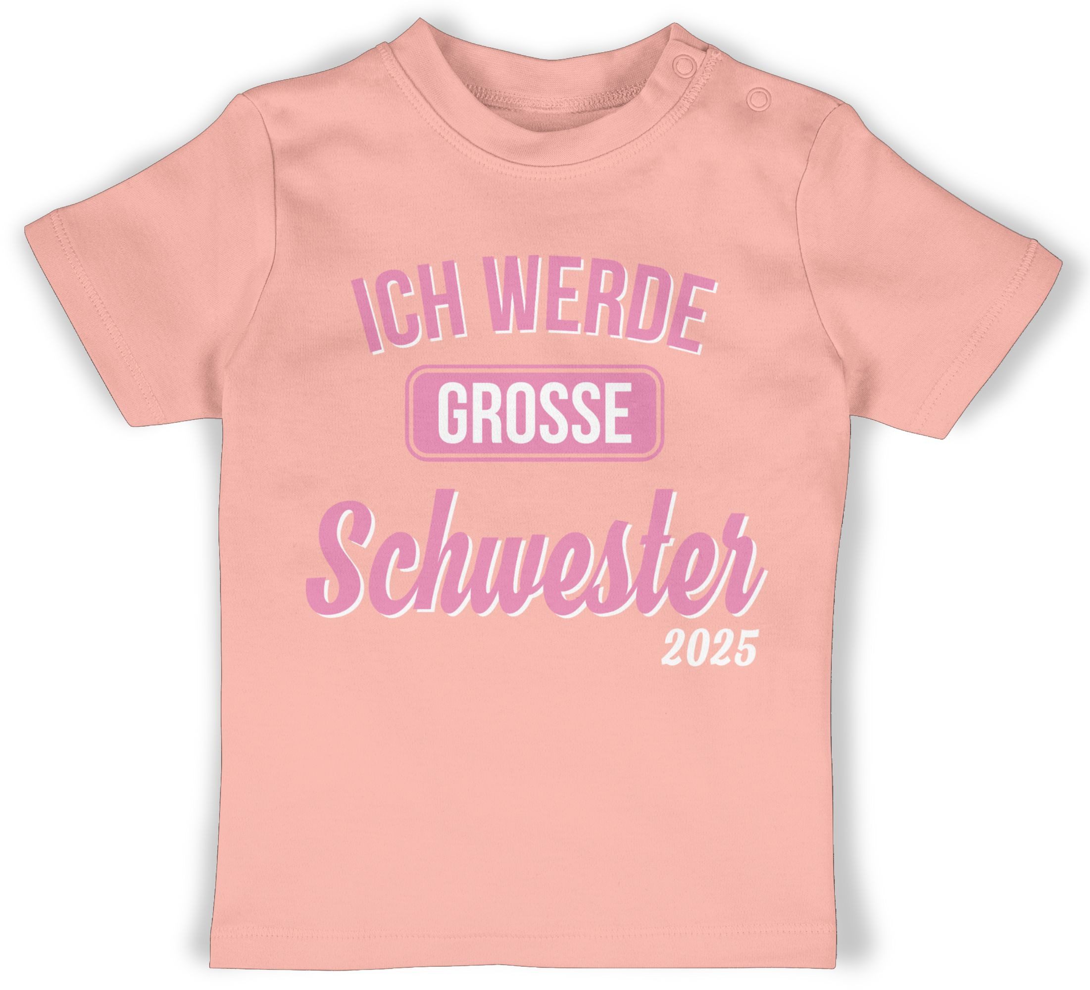 T-Shirt Ich werde große Schwester 2025