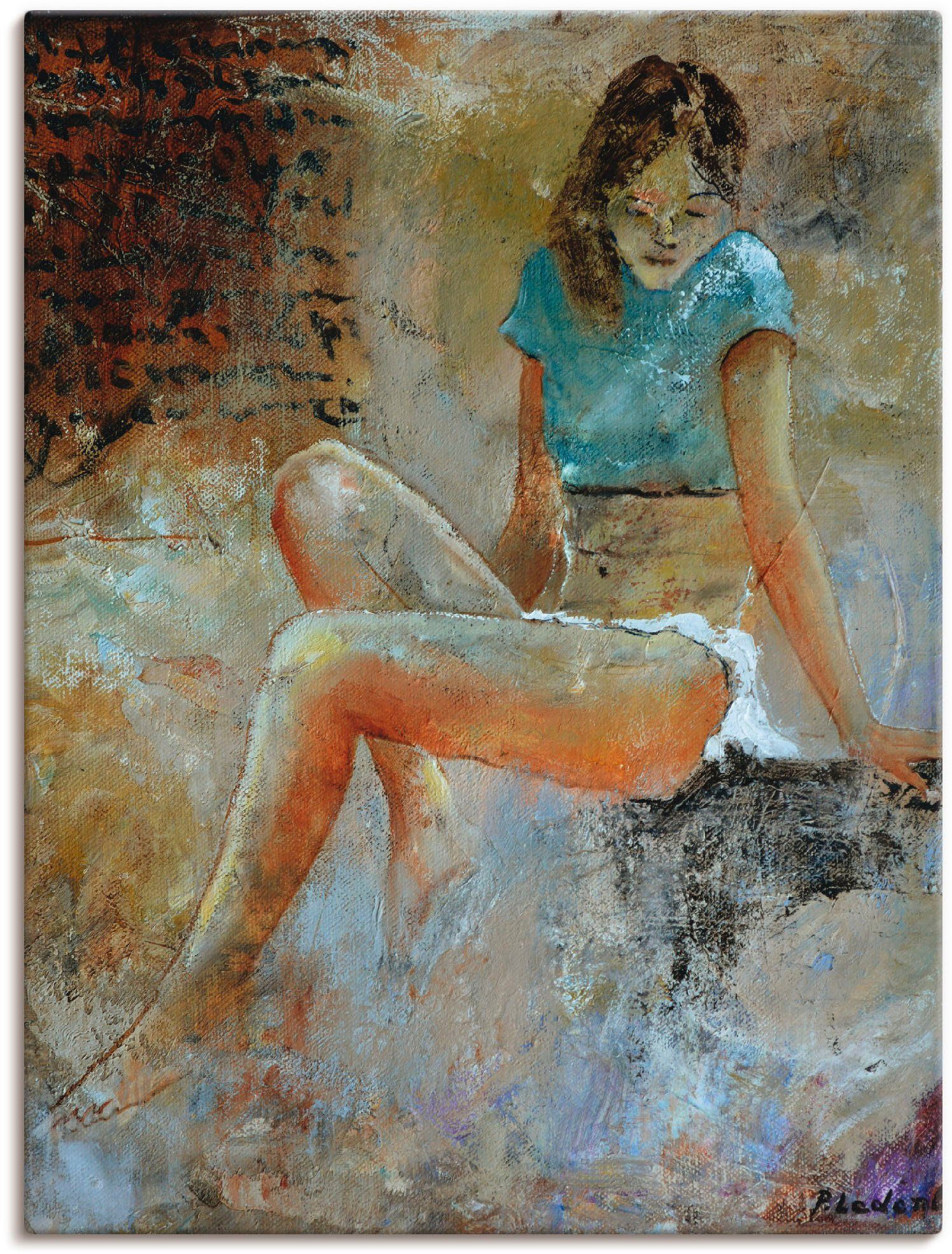 Artland Wandbild Junges Mädchen, Frau (1 St), als Alubild, Leinwandbild, Wandaufkleber oder Poster in versch. Größen