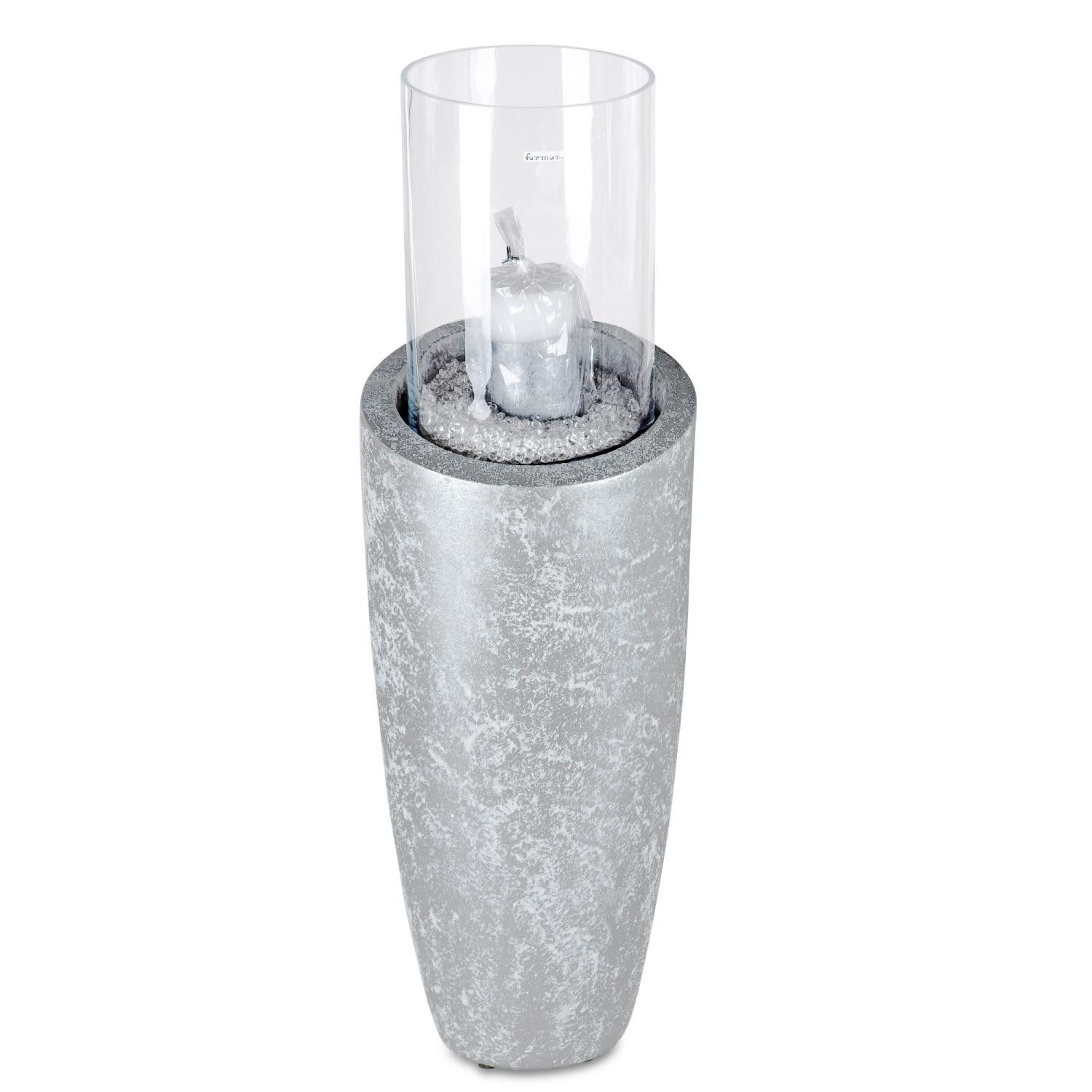 Windlicht Silver Ice