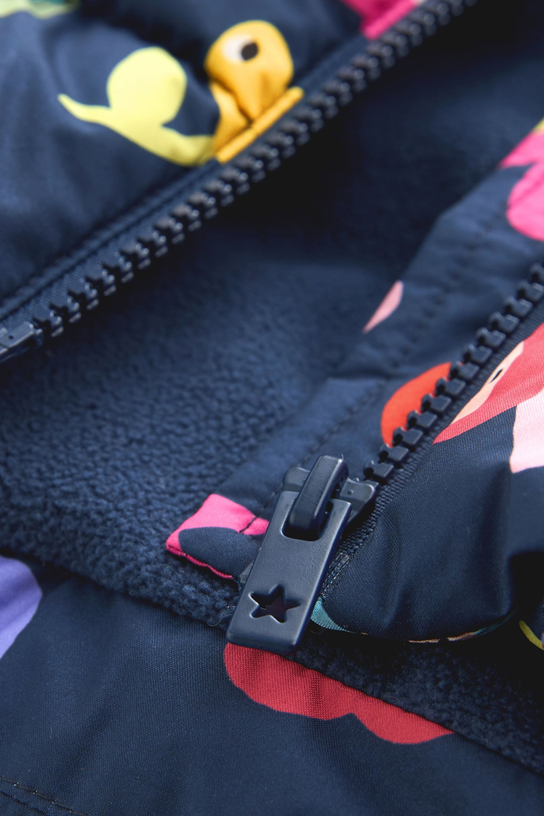 Next Steppmantel Wasserabweisender Kapuzenmantel mit Fleecefutter (1-tlg)