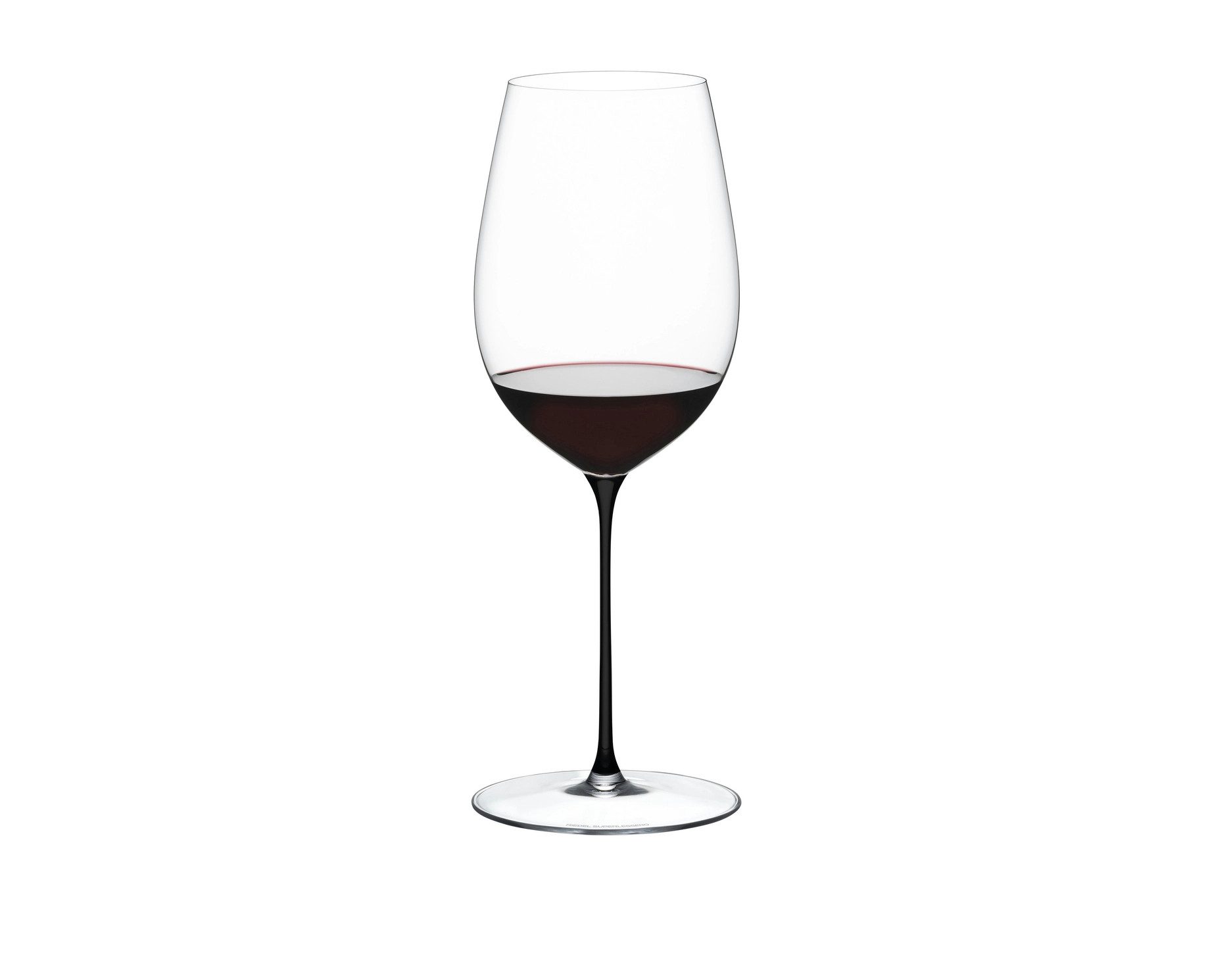 RIEDEL THE WINE GLASS COMPANY Rotweinglas Riedel Superleggero Rotweinglas Bordeaux Grand Cru Schwarz, Kristallglas