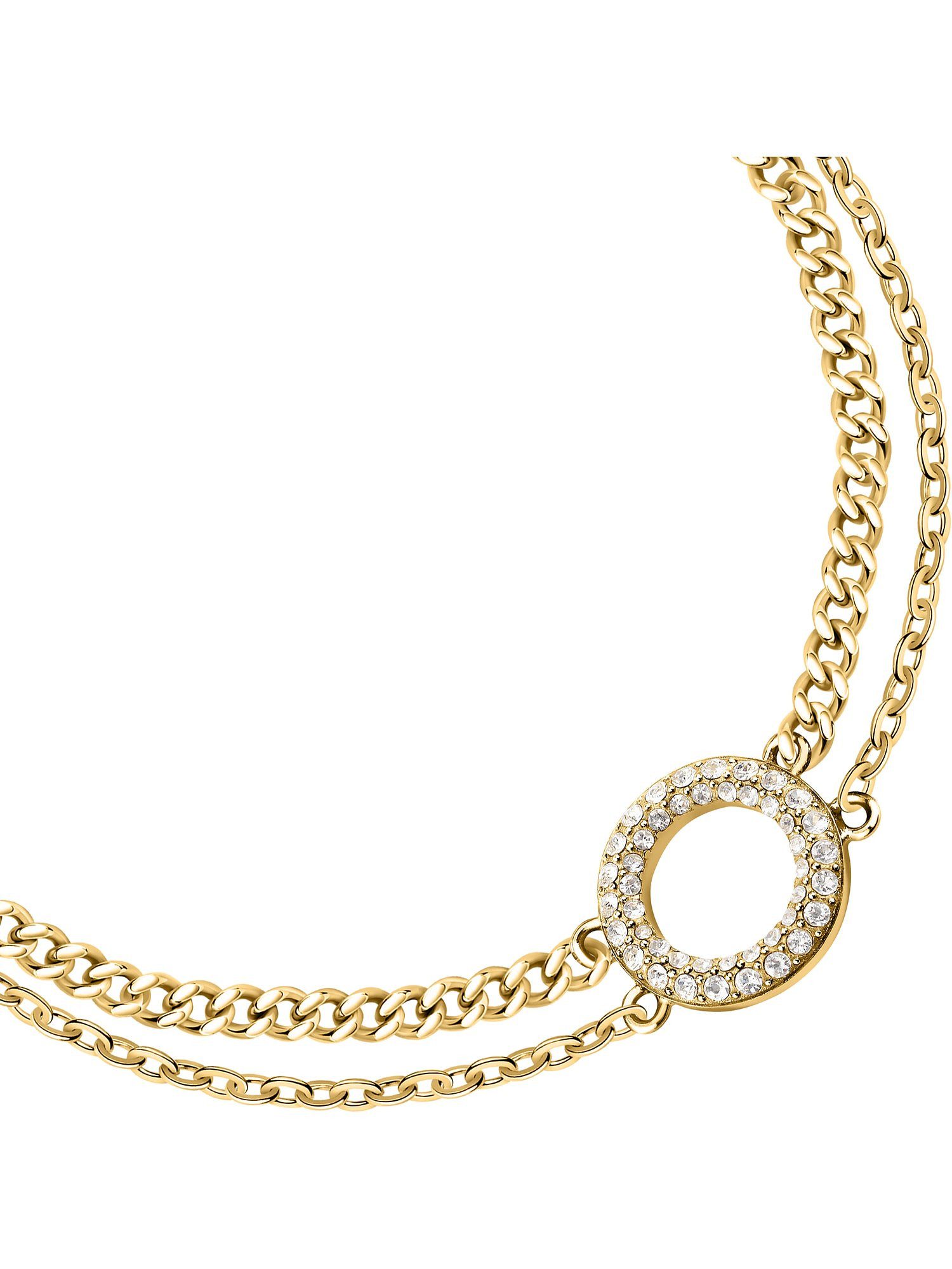 KARL LAGERFELD Armband Karl Lagerfeld Damen-Armband Edelstahl Kristall, Crystals