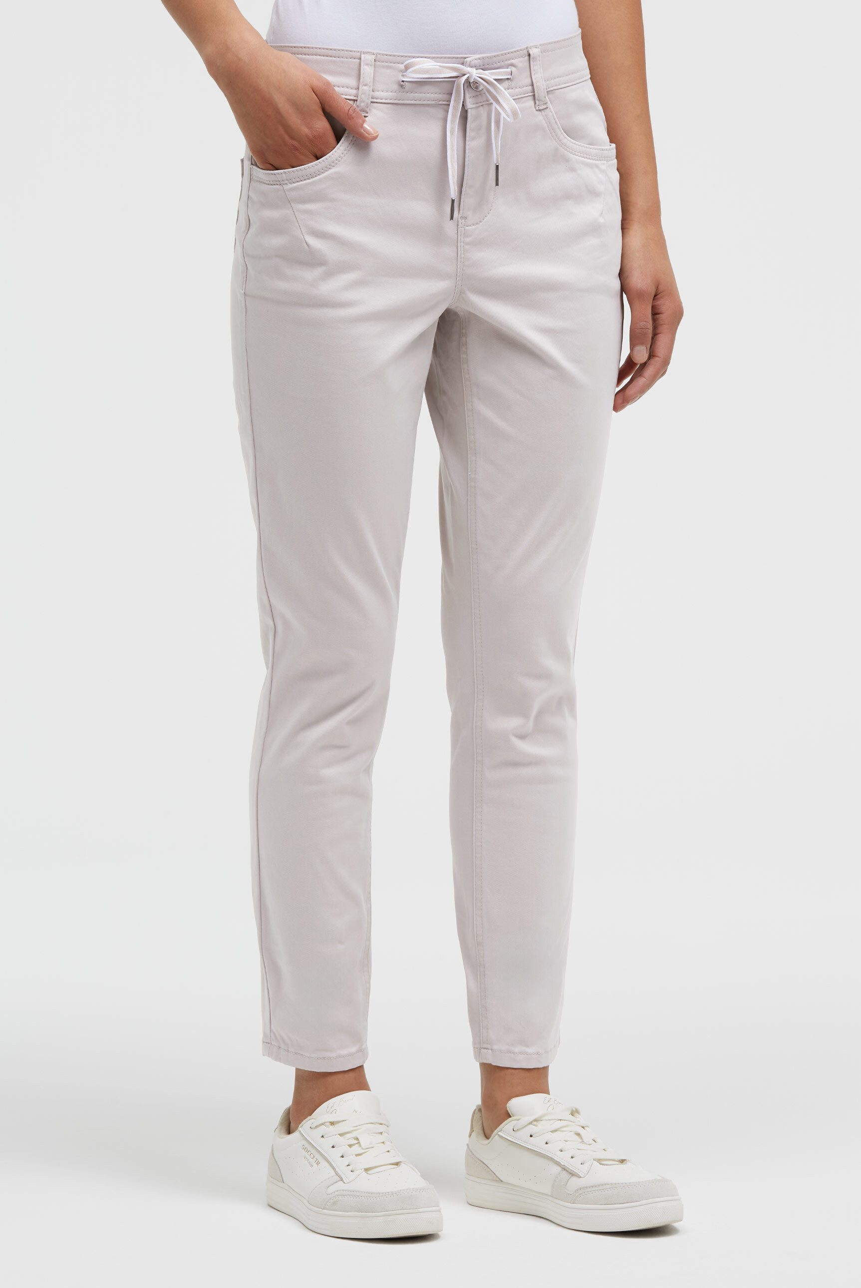 SOCCX Comfort-fit-Jeans mit verkürztem Bein